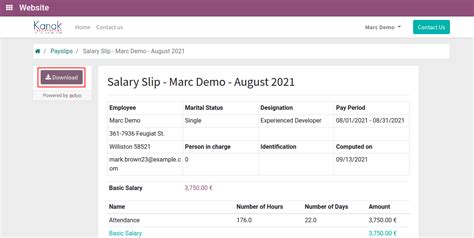 coa portal payslip